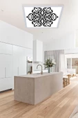 Gökyüzü Panel Mutfak Led Avize Şık Desenli Led Avize 42w Tavana Model - 2
