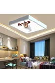 Gökyüzü Panel Tazmanya Canavarı,çocuk Led Lamba-54w Aydınlatma-60cmx60cm Kare-beyaz Işık-metal Çerçeve - 3