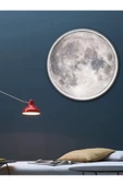 Gökyüzü Panel Salon Aplik-moon Led Aplik,30cm Çap, Led 25watt Modern Duvar Aplik Yatak Odası Aplik Duvar Lambası - 6
