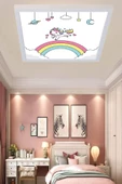 Gökyüzü Panel Çocuk Avize Duma Led 48w Tavan Tipi Avize - 4