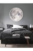 Gökyüzü Panel Salon Aplik Trend Ürün Moon Led Aplik 30cm Çap Led 25 Watt Modern Duvar Aplik Yatak Odası Aplik - 6