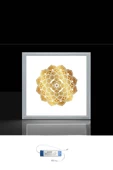 Gökyüzü Panel Nihan-salon Led Aydınlatma Avize- 54w Yeni Tasarım 60x60 -beyaz Işık-tavan Lambası - 2