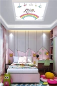Gökyüzü Panel Çocuk Avize Duma Led 48w Tavan Tipi Avize - 5