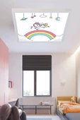 Gökyüzü Panel Çocuk Avize Duma Led 48w Tavan Tipi Avize - 2