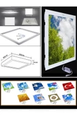 Gökyüzü Panel Asma Tavan Led-60cmx60cm-sıva Altı-54w-6500k-led Panel-led Armatür- 60x60 Taş Yünü Asma Tavan Ledi - 2