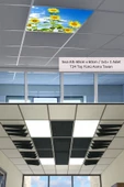 Gökyüzü Panel Asma Tavan Led-60cmx60cm-sıva Altı-54w-6500k-led Panel-led Armatür-60x60 Taş Yünü Asma Tavan Ledi-a+ - 3