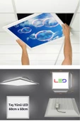Gökyüzü Panel Asma Tavan Led-60cmx60cm-sıva Altı-54w-6500k-led Panel-led Armatür- 60x60 Taş Yünü Asma Tavan Ledi - 2