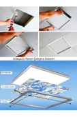 Gökyüzü Panel Bayrak Led Panel-60cmx60cm-sıva Altı-54w-6500k-beyaz-led Panel-led Armatür- Taş Yünü Asma Tavan - 2