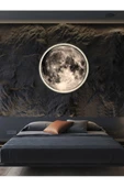 Gökyüzü Panel New-moon, Modern Aplik 30 cm Led 25watt Led Duvar Aplikleri, Yatak Odası Aplik, Yatak Başı Aplik - 2