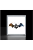 Gökyüzü Panel Batman-çocuk Avize-lamp 60x60 Baskılı Led Avize- Beyaz Çerçeve-led Işık-kolay Montaj-54w - 3