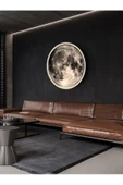 Gökyüzü Panel New-moon, Modern Aplik, 30cm .çap,led 25watt, Led Duvar Aplikleri, Yatak Odası Aplik,aplik Modelleri - 5