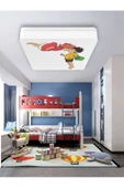 Gökyüzü Panel Lüks Çocuk Odası Avize 25watt-30cm X 30cm Lüks Led Aydınlatma, Küçük Denizkızı Ponyo (yeni) - 4