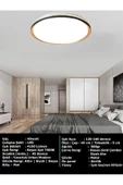 Gökyüzü Panel LEDLİ TAVAN ARMATÜR, 45WATT – BEYAZ IŞIK – 7000K,50cm Yuvarlak Modern Avize, 4150 Lümen Güçlü  Avize - 4