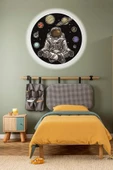 Gökyüzü Panel Space, Astronot Aplik-led Aplik-25watt-30cm Çap, Çocuk Odası Aplik, Aplik Modelleri, Trendyol Aplik - 1