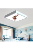 Gökyüzü Panel Kaykaycı Tazman Çocuk Led Avize-54w Güçlü Aydınlatma-60x60 - 3