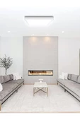 Gökyüzü Panel 60x60 Sıva Üstü 45 Watt Led Panel, Beyaz Işık 6500k- Beyaz Çerçeve, Homojen Aydınlatma, 60cm X 60cm - 2