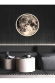 Gökyüzü Panel New-moon, Modern Aplik, 30cm Çap Led 25watt, Led Duvar Aplikleri, Yatak Odası Aplik, Aplik Modelleri - 2
