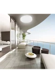 Gökyüzü Panel Lüks Balkon Yuvarlak Avize 25watt-30cm X 30cm Lüks Led Aydınlatma, Yuvarlak Balkon Avize - 1