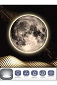 Gökyüzü Panel New-moon, Modern Aplik 30 cm Led 25watt Led Duvar Aplikleri, Yatak Odası Aplik, Yatak Başı Aplik - 6