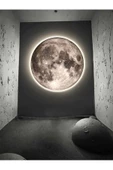 Gökyüzü Panel New-moon, Modern Aplik 30 cm Led 25watt Led Duvar Aplikleri, Yatak Odası Aplik, Yatak Başı Aplik - 4