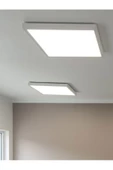 Gökyüzü Panel 60x60 Sıva Üstü 54watt Led Panel, Beyaz Işık 6500k- Beyaz Çerçeve, Homojen Aydınlatma, 60cm X 60cm - 4