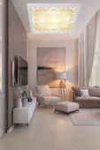 Gökyüzü Panel Klas Desenli Modern Led Aydınlatma 54w Led Dijital Baskılı Tavan Armatürü - 2