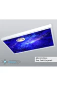 Gökyüzü Panel 60x120 Gökyüzü Panel  Avize, 106watt Led, Sıva Üstü, Kolay Montaj Led Panel, Gece Avize thumbnail 1