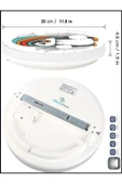 Gökyüzü Panel Sevimli Penguen Aplik-led Aplik-25watt-30cm Çap,çocuk Odası Aplik, Aplik Modelleri,trendyol Aplik - 6