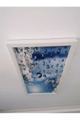 Gökyüzü Panel 60x120 Gökyüzü Panel  Avize, Sıva Üstü, Kolay Montaj Led Panel, Çiçekli Yağmur Damlası Avize - 2