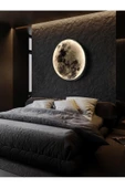 Gökyüzü Panel New-moon, Modern Aplik, 30cm Çap Led 25watt, Led Duvar Aplikleri, Yatak Odası Aplik, Aplik Modelleri - 1