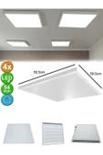 Gökyüzü Panel 60x60 Sıva Üstü 45 Watt Led Panel, Beyaz Işık 6500k- Beyaz Çerçeve, Homojen Aydınlatma, 60cm X 60cm - 5