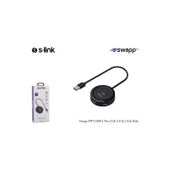 S-LINK SWAPP SW-U300 4 PORT USB3.0 HUB ÇOKLAYICI GRİ - 2