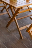 WOODMAN FURNITE & WOOD Karen Katlanır Ahşap Bahçe Masa 4 Sandalyeli Takımı Piknik Balkon Teras - 6