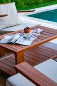 WOODMAN FURNITE & WOOD PERLA TROPİK 4 KİŞİLİK SEHPALI ( ORTA MASALI ) AHŞAP BAHÇE BALKON OTURMA TAKIMI MASİF MAUN AĞACI - 3