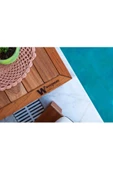 WOODMAN FURNITE & WOOD PERLA TROPİK 4 KİŞİLİK SEHPALI ( ORTA MASALI ) AHŞAP BAHÇE BALKON OTURMA TAKIMI MASİF MAUN AĞACI - 5