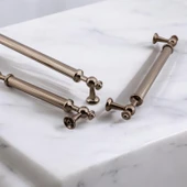 Nesil Bronz Metal Kulp 160 mm- 16 cm Mobilya Çekmece Mutfak Dolabı Dolap Kulpları Kulbu Kulpu thumbnail 6