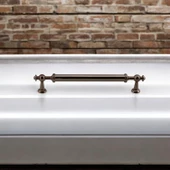 Nesil Bronz Metal Kulp 160 mm- 16 cm Mobilya Çekmece Mutfak Dolabı Dolap Kulpları Kulbu Kulpu thumbnail 3