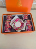 Lilyum Desen 6lı Çay Fincanı Seti - 2