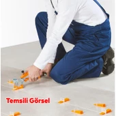 Seviye Tespit Pensesi Artısı Takoz Metal Derz Klipsi Derz Kaması Fayans Yer Döşeme - 3