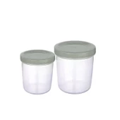 İçiçe Geçen 2 Li Saklama Kabı (400ve 700ml) - 3