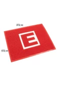 Valerine Life Kıvırcık Kırmızı Eczane Welcome Hoş Geldiniz İş Yeri Kapı Önü Paspası 60x80cm thumbnail 3
