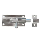 Kapı Sürgüsü Küçük Metal Krom Mavzer Sürgü Sürgülü Kilit 25x40 mm Kapı Pencere Emniyet Kilidi - 6