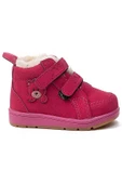 Mergenshoes 881 Fuşya Termo Taban Kürklü Kız Çocuk Bebe Bot - 1
