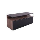 Vision Çekmeceli Tv Sehpası - Açık Ceviz (Tori)-Siyah 117x48x40 cm - 3