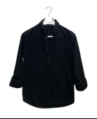 Cafes Uzun Kol Slim Fit Erkek Gömlek-6975 - 1