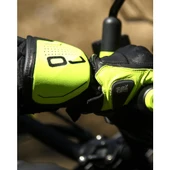 OJ SLEEK SİYAH/SARI KORUMALI UZUN RACING DERİ ELDİVEN S thumbnail 4