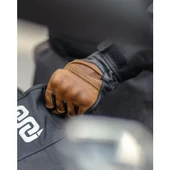 OJ RUST KAHVERENGİ KORUMALI RETRO KISA DERİ ELDİVEN S thumbnail 4