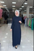 Zümra Elbise Lacivert - 1