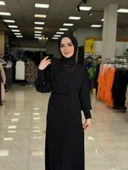 Zümrüt Elbise Siyah - 3