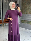 Tuğba Elbise Mürdüm - 3